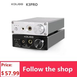 Mixer KGUSS DACK3PRO K3 TPA6120A2 MINI HIFI USB DAC Gedecodeerd Audio Hoofdtelefoon Versterker 24BIT 192 KHz OPA2134 AMP DC12V DAC US/EU