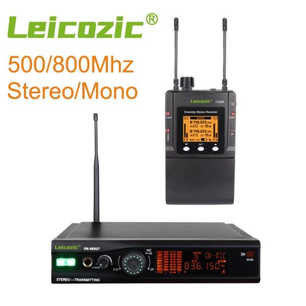 Mezclador Leicozic estéreo en Monitor de oído sistema inalámbrico S0037102 banda ancha 500/800mhz equipo de Audio profesional escenario Personal