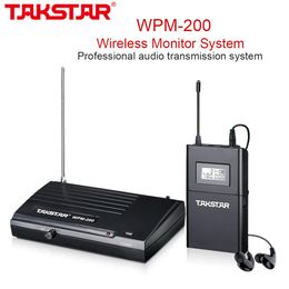 Mélangeur Takstar Wpm200 moniteur sans fil système de Transmission Audio bande de fréquence Uhf écrans Lcd pour la surveillance de Studio d'enregistrement