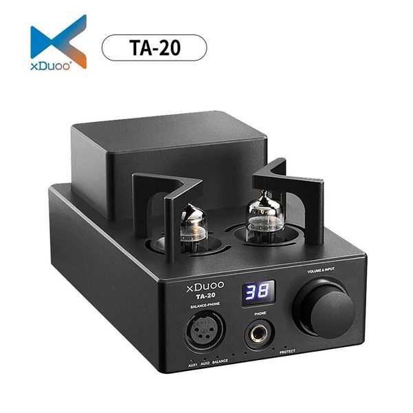 Mélangeur XDUOO TA20 HIFI haute Performance équilibré classique 12Au7 Tube stéréo audio casque amplificateur avec XLR AUX