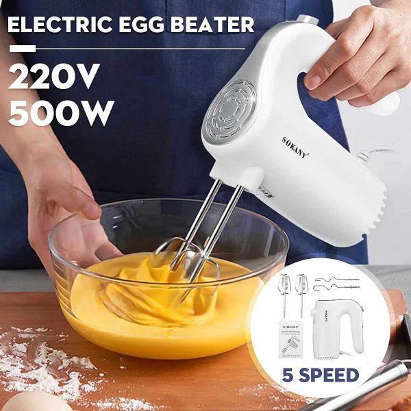 Mixers 800 / 500W Mélangeur à main électrique Cake de batteur d'oeufs à l'oeuf Bâteau maison Small Automatic Mini Cream Food Whisk Blenders Kitchen