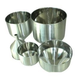 Mélangeurs Remplissage de la machine à trémie 10L / 30L / 50 SS304 * CONTACTER ROND 1,5 mm pour le stockage de matériaux de remplissage de piston avec couvercle Shenlin Pièce de rechange