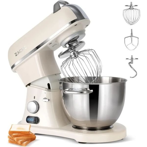 Mixers Zacme 8.4qt Commercial Stand Mixer 800W avec NSF Certifié et moulage en aluminium, mélangeur de cuisine électrique de cuisine