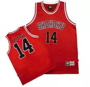 Miyagi Anime Shohoku School Basketball Team Tops Shirt Jersey 1-15 Cosplay Kostuum Sakuragi Hanamichi Jersey Sports Wear Uniform