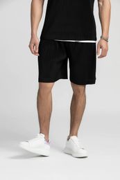 MIYAKE Short plissé pour hommes Vêtements en vrac Casual Summer Clothes Gym Sport Pantalon à cordon 240423