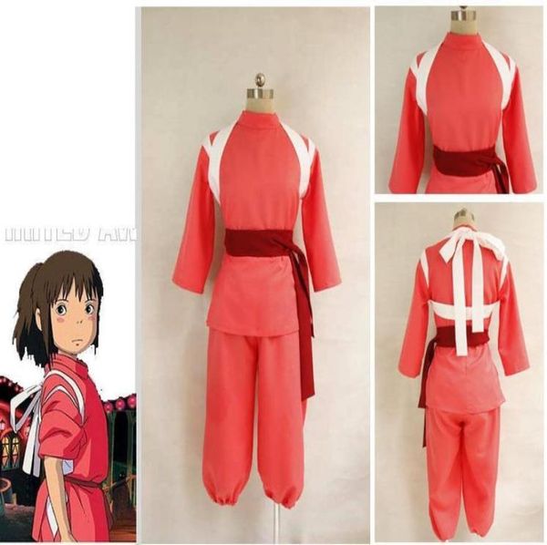 Costume de cosplay Miyazaki Hayao Chihiro Ogino Sen, sur mesure, toutes tailles, 5478390