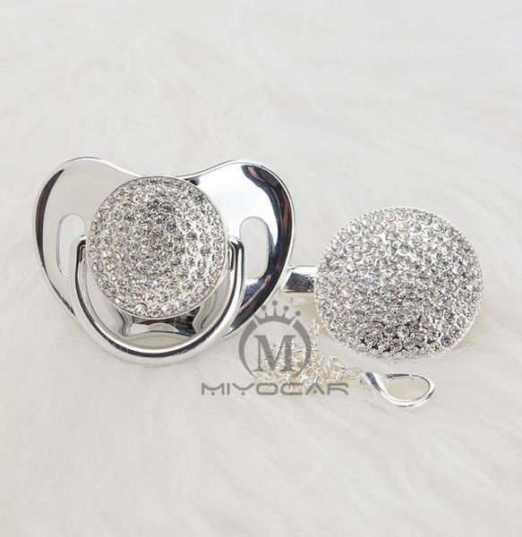 MIYOCAR BLING tout argent or bling sucette et attache-sucette conception unique bébé certificat SGS sûr et unique AS 2102269823821