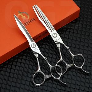 Mizutani Professional Coiffre Scissors Barber Shop Tools Set de 556068 pouces VG10 COBALT HEIRS COURTES SISSOSRS 240325