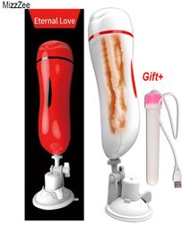 Mizzzee Vagina Anale Dual Channel Masturbatie Cup Pocket Sex Vagina Echte Kut Vibrator Voor Mannen Mannelijke Mastrubator Voor Man Pijpen Y3160134