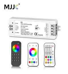 MJJC – contrôleur de bande LED RGB RGBW, RF 12v 24v 24G, télécommande sans fil RGBW 12 volts, 5 ans de garantie 3191035