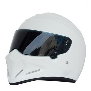 MJMOTO marque DOT approuvé casque de moto casque de sécurité voiture Karting course Motocross Capacete moto intégral Face1229R