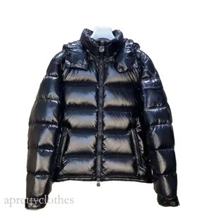 MK Jaquetas masculinas Parkas Puffer Jacket Maya Series Outdoor Keep Warm Black MK Outerwear Proteção contra frio Emblema Decoração Espessamento MK Casaco de luxo 509