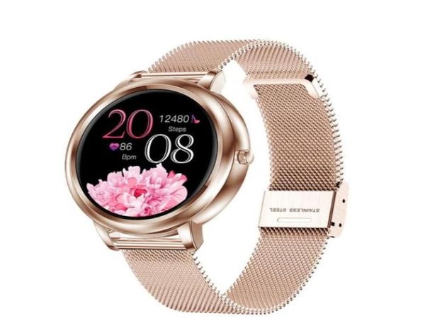 MK20 Femmes Montre Intelligente Plein Écran Tactile Multisport 39mm Diamètre Étanche Dame Fille Compatible Android IOS Smartwatch Femme25847697430