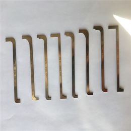 Herramientas MKB, 8 Uds., mango de tensión, grosor de ayuda de bloqueo, 0,7mm, 0,8mm, 1,0mm, 1,2mm, herramientas de cerrajería para casa, coche, suministros de China