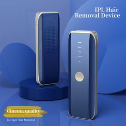 MKJS IPL Épilation de cheveux laser Ice Electrolyse Eraser Eraser Épilation des cheveux pour les hommes et les femmes Couleur bleu de pinck blanc