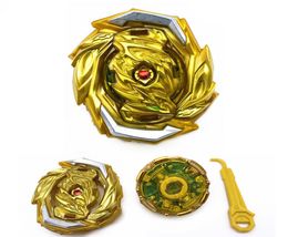 Mksafn Bayblade Burst Electric Accelerated Golden GT B154 DX Booster Imperial Dragonig039 Metal Spinning Top Gyro LED Light T6829512