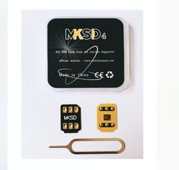 MKSD4 Adhessieve lijmsticker ICCID ontgrendelen alle dragers voor IP11Pro Max 11 XSMax XR X 678Plus Gevey Pro DBSIM VSIM8322645