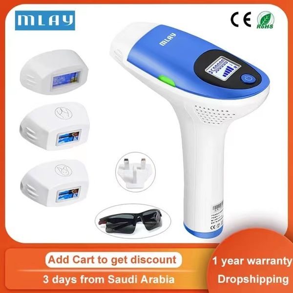 MLAY T3 dispositif d'épilation au Laser IPL épilateur Laser avec 500000 coups usage domestique Bikinis dépilador pour les femmes épilation au Laser