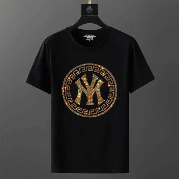 Mlb Brand Station Goods Hommes Tendance Court Versage T-shirts Été Chaud Diamant Demi Manches T-shirt Esprit Social Guy Bas Versage T-shirts 1660