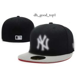 MLB CAP NY TOP KWALITEIT HAT Designer gemonteerde caps Lettergrootte hoeden honkbal petten Meerdere stijlen Beschikbare volwassen platte piek voor mannen vrouwen Volledig gesloten tijdperken 15a