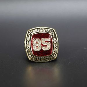 Bague de champion du Temple de la renommée de la Mlb 1899 1989, étoile Gussie Busch frontale 85