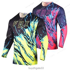 MLGB T-shirts pour hommes Bat Fox Chemise de motocross Maillot de descente VTT Offroad Dh Motorcoycle T-shirt de course de vélo Enduro Mtb Jeresy