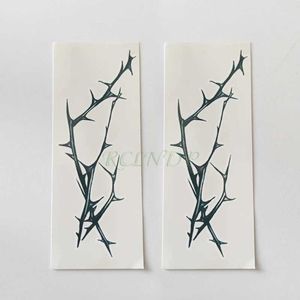 MLO2 Tattoo Transfer Imperproofproof Tattoo Tatoo Sticker Black Tree Branch Design FaTTO Tatto Flash Tatoo ART ART CORPS MAIN POUR FEMMES MEN 240426