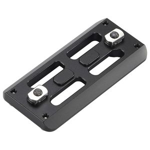 MLOK Support de rail Arca, adaptateur de rail Arca Swiss en aluminium pour trépied de fusil, plaque à dégagement rapide, plaque Arca de 3,15 pouces compatible RRS queue d'aronde