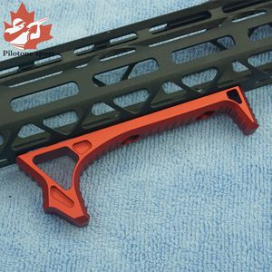 Mlok Handguard poignée en aluminium Airsoft fusil HandStop m-lok M4 M16 AEG GBB poignée de tir noir rouge