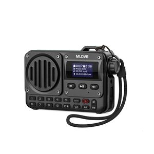 MLOVE BV800 Superportable Bluetooth en haut-parleur avec écran FM RadiolCD Antenne AUX Entrée Disque USB TF Carte MP3 Pléchir 240419