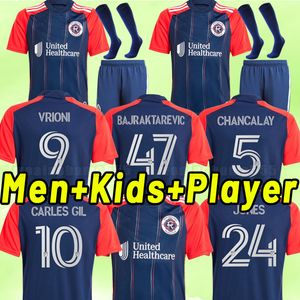 MLS 2024 2025 New Revolution maillots de football 24 25 maison bleu Bou Buksa GIL BELL Boateng Lletget JONES Liberty maillots de football ensemble pour enfants