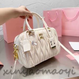 MM Classic Tote Bag, Designer tas, logo kleine plooien, lamsvachtstof, dameshandtas, schoudertas, crossbody tas, maat: 25*16cm 825997