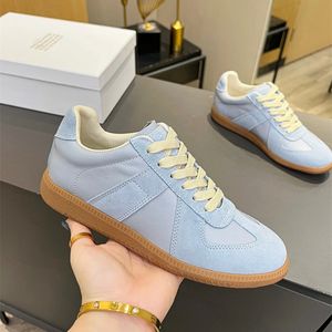 MM6 Margiela sneaker Casual schoen Dames maison Lage platte luxe designer trainer mode Rode run schoen voor heren loafer leer lopen suède outdoor sportschoenen DHgate