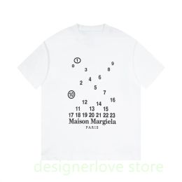 MM6 MENS T-shirts Designer Tshirt Maison 6 Femmes Imprimé T-shirt Coton T-shirt Summer Tshirts TRENDY THIRTS