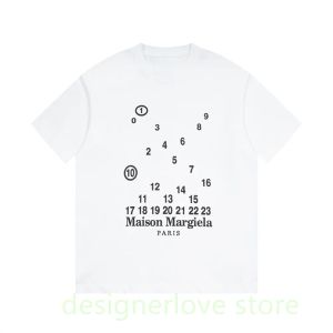 MM6 MENS T-shirts Designer Tshirt Maison 6 Femmes Imprimé T-shirt Coton T-shirt Summer Tshirts TRENDY THIRTS