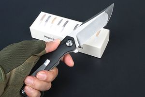 MM7703 Flipper Zakmes 8Cr14Mov Satin Tanto Blade G10 met Staalplaat Handvat Kogellager Snelle Open Map Messen