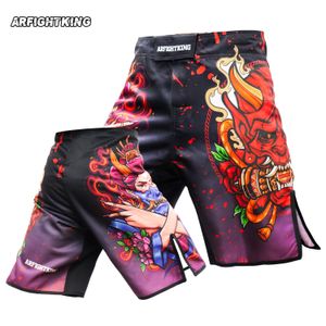 MMA Prajnaparamita Shorts Combat Compétition Entraînement Jujutsu Gym Short de Course MMA Muay Thai Short de Combat à Séchage Rapide Été