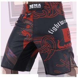 MMA Shorts Fight Sports Fiess Uitgebreide vechttraining Muay Thai-broek Sanda Jiu Shu Running Muscle