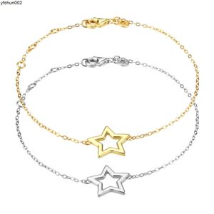 MMB80 best verkochte S925 Silver Lucky Five Pointed Star Bracelet Fashion veelzijdig temperament Yabao VKCK