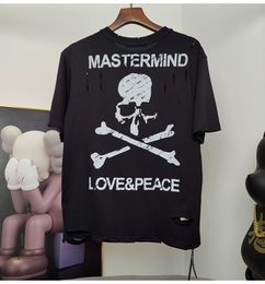 T-shirts MMJ Marque de luxe Men de luxe Fashion Original Design Hip Hop Summer Skull High Quality Graphic T-shirt Classic Vintage Tshirt Streetwear Summer Bone Casual Casual