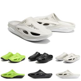 MMW X 005 MANNEN VROUWEN SLIPPERS SANDALEN GLIDS SLIP-ON VLIP FLIP SLAAP ZWART WIT LICHT BEN GROEN GROENE HERS SOMMER SCHULLS Sandaal Causale schoenen