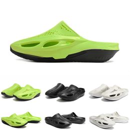 MMW x 005 Hommes Femmes Pantoufles Sandales Diapositives Slip-On Tongs Cool Noir Blanc Lumière Os Vert Été Pantoufle Diapositive Sandale Chaussures