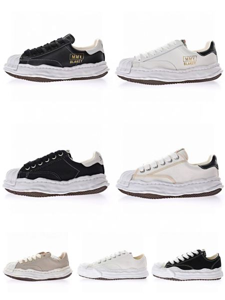 MMY Casual Chaussures Hommes Femmes Baskets Maison Mihara Yasuhiro Baskets Designer Plate-forme Chaussures en toile Sneaker bas BLAKEY Sole Trainer
