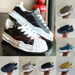 MMY Maison Mihara Yasuhiro Hank Zapatos atléticos Zapatillas bajas Zapatillas de deporte spo rts Entrenador de lona con cordones Adorno en forma de punta Mujeres Diseñadores de lujo Zapato Gorra de goma Calzado de fábrica