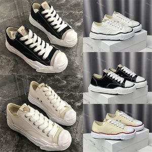 MMY Shoes Maison Mihara Yasuhiro Zapatillas de deporte Zapatos casuales de diseñador Blakey Wayne Suela Zapatillas de cuero Mujeres Hombres Zapato de lona