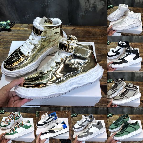 MMY Wayne Sneaker Designer Chaussures OG High Top Sneaker Femmes Hommes Casual Chaussure Maison Mihara Yasuhiro Chaussures Semelle En Cuir Embossé Baskets Taille 35-45