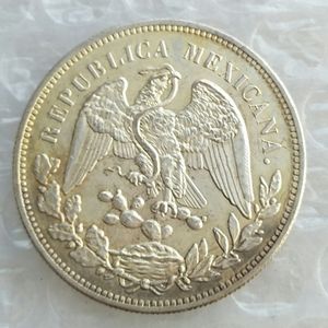 MO 1 sin circular 1902 México 1 Peso moneda extranjera de plata adornos artesanales de latón de alta calidad 2638