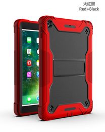 Mobiele accessoires tablet Case voor iPad Air5 22 Air 4 10,9 20 Tabletafdekking voor Pro 11 inch 18 20 21 Gen met harde pc + zachte siliconen