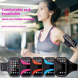 Mobile leica alta elasticidad, bolsa de brazo especial amigable para la piel, teléfono móvil que ejecuta