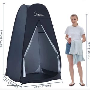 Mobile Outdoor Toilettes chaudes Changage de douche Camping Portable Humideproof Improce 240416